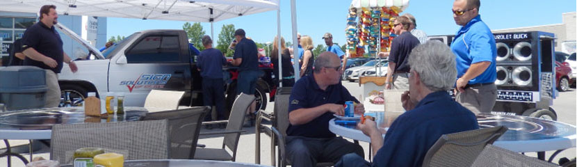 Catered BBQ Event for Staff appreciation at a local dealership