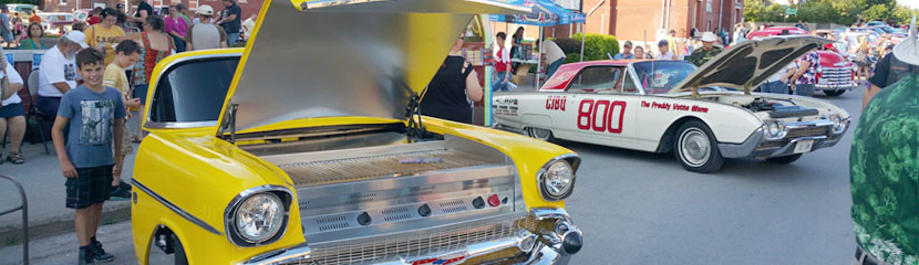 Our 1957 Bel Air Car-B-Q at the Freddy Vette Rock'n Road Show